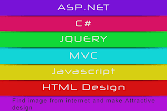 do Website development in ASP, mvc