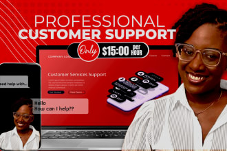 provide customer service support as your virtual assistant