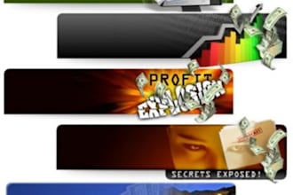 design a professional header for your website