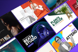 design a professional banner for your website