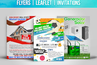 design flyer or poster for event, informative, in 24 hours