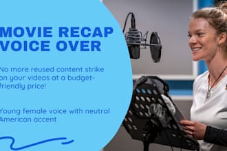 make a voice over for your movie recap videos