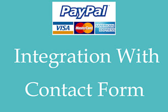 integrate paypal payment gateway in wordpress contact form or website