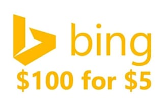 give you QUICKLY 1 x 100usd Bing Ads Coupon