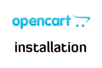 install OPENCART shopping cart