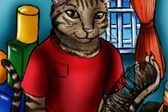 draw childrens illustrations for your story book