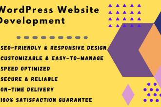 develop wordpress complete SEO friendly responsive website