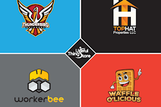do modern logo for startups and businesses
