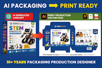 ai generated packaging to print ready vector packaging