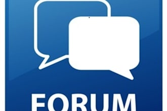 setup a forum for you where you will have a different admin panel with full control over forum and users will do what you allow