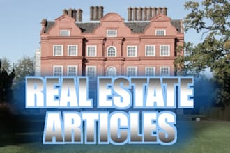 send you over 1500 real estate articles
