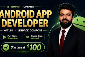 develop native android app using kotlin and jetpack compose