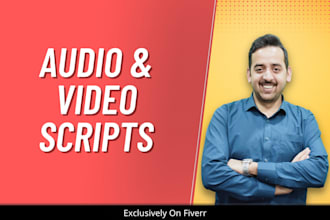 write persuasive video scripts for commercials, ads, and youtube