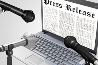 write Well Researched And Unique Press Release For Your Online Business