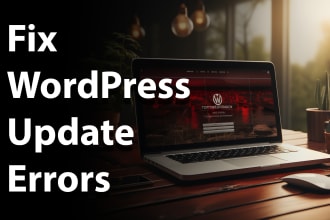 fix wordpress update problems within a 10 min