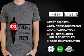 design eye catching and trending t shirt design