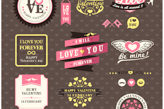 provide logo, stickers, icons, buttons and many more