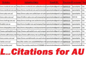 do local seo citations for australia