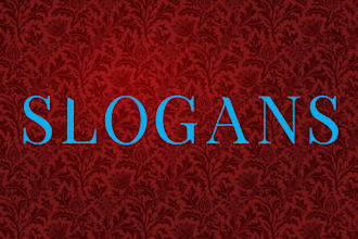 make your slogans and taglines cool, witty or catchy