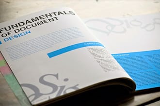 graphically design any document