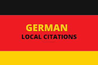 create high quality german local citation backlinks