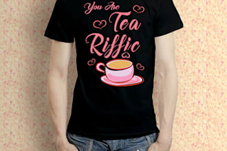 design tee shirt or t shirt with your idea within 24 hours