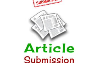 submit MANUALLY your Ar ticle to 10 article directories