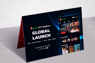 professionally design flyer, poster,invitation card