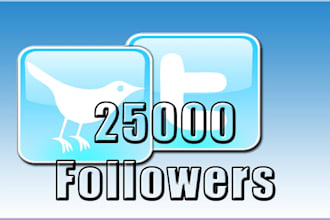 increase 25000 Real Looking Twitter Followers In 2 Hours No Need Password