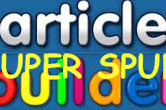 give you 9 super spun article