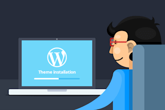 install wordpress with a theme and demo content