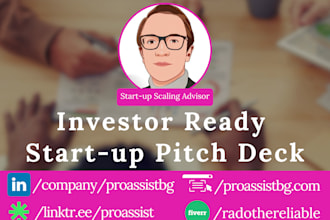 create an eye catching investor ready pitch deck