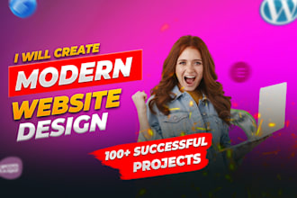 build responsive clean and modern wordpress website design