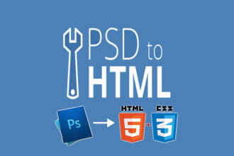 create professional html from psd