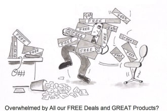 create a customer targeted cartoon for your company newsletter in black and white