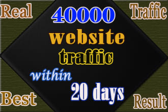 daily 2000 website traffic,social visitors