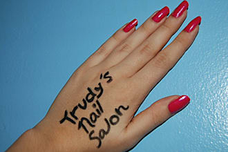 write your message on my hand send you an HD photo
