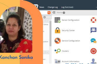 help you in htacess file setup, whm issues, ssl, cpanel