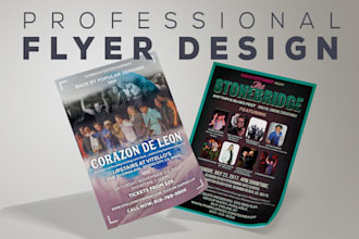 design an awesome flyer or poster