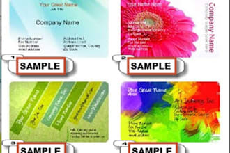 create your very own presentation card