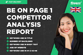 in depth competitor analysis report