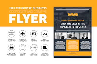 do the professional flyer, brochure, bifold, trifold
