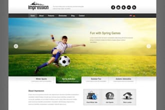 make you a complete wordpress professional website
