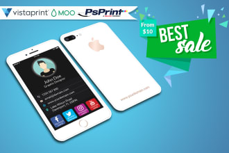 design iphone style business card print ready