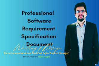 write, edit a professional srs document for you