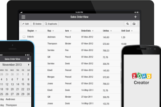create or customize apps on zoho creator