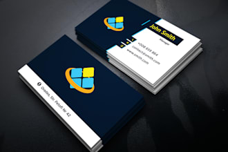 design outstanding double sided business cards