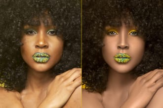 do professional portrait photo retouching