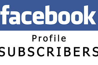 give you 1000+ REAL Susbcribers to your profile facebook profile