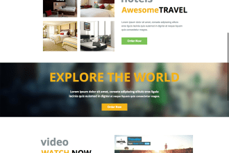 design LANDING Page or Squeeze Page